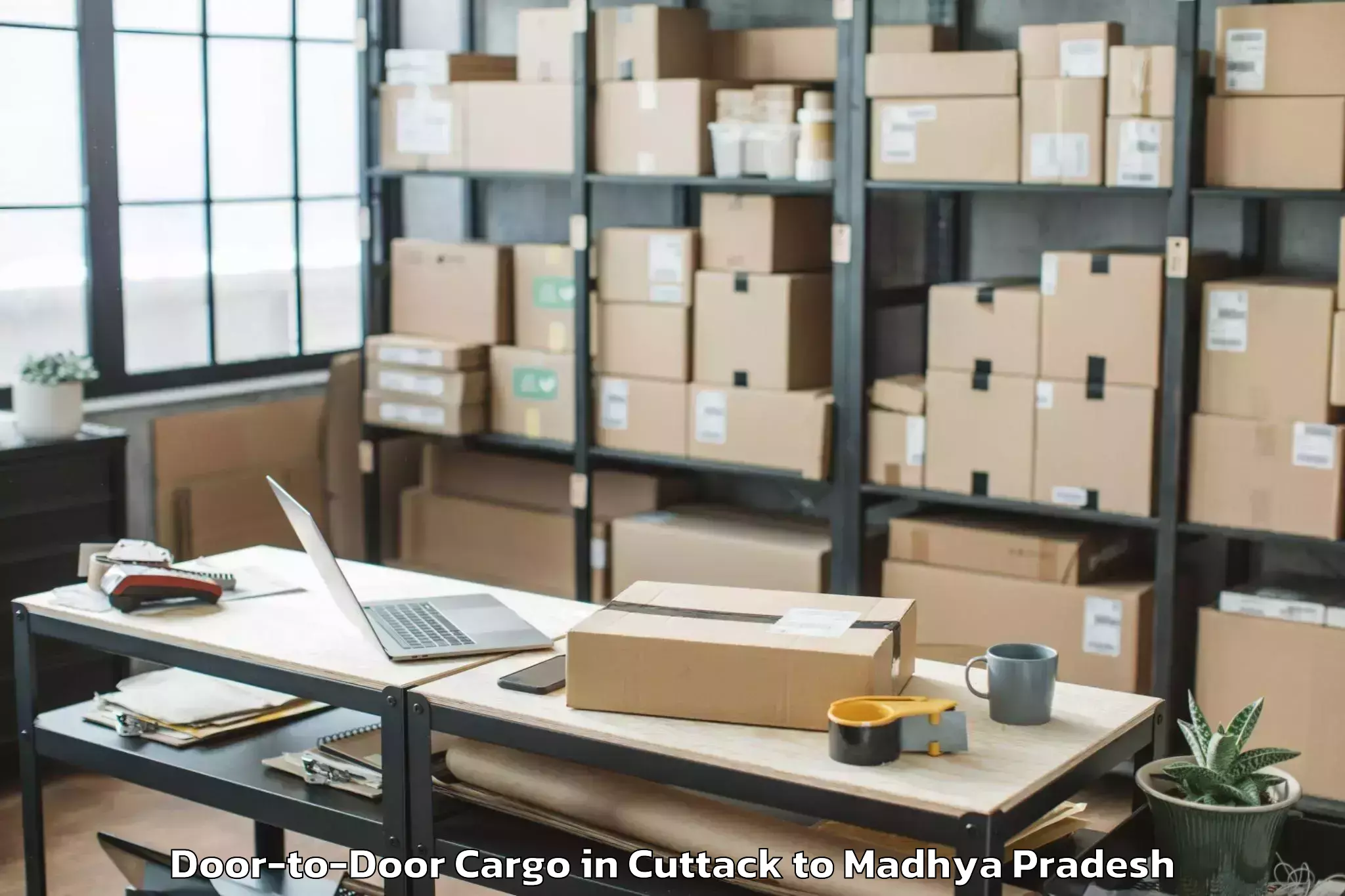 Professional Cuttack to Morena Door To Door Cargo